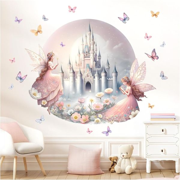 Little Deco Wandtattoo Schloss & Fee DL5034 M