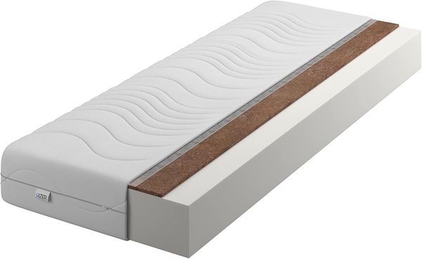 Matratze Silver Plus 70x190 ca 16 cm Komfortschaum H3 H4 Bett Matratzen 2 in 1 kokosfasern Wendematratze Rollmatratze