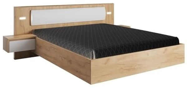 Doppelbett Xelo Bettgestell mit Beleuchtung 160x200cm