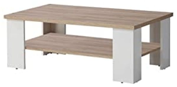 Forte 'Elara' Couchtisch, Weiß matt/Bianco