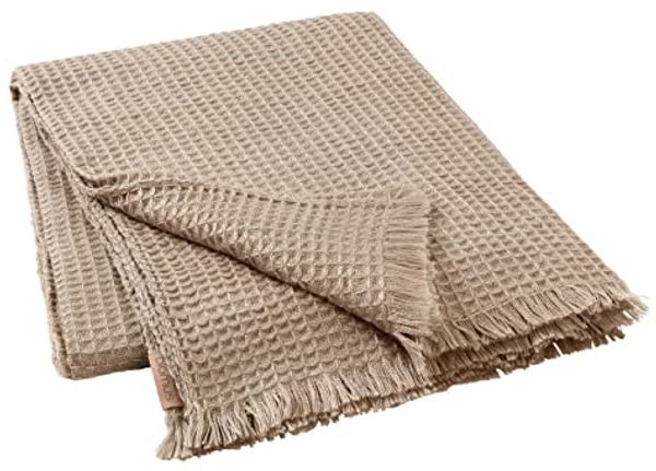 Blomus Decke TOLA, Wohndecke, Kuscheldecke, Kunstfaser, Wolle, braun, 130x180 cm, 66116