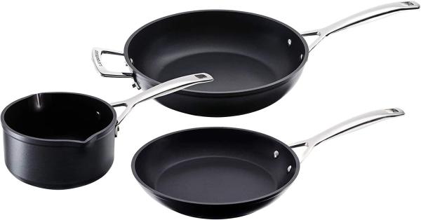 Le Creuset Aluminium-Antihaft Pfannen-Set 24/26 cm, Milchtopf