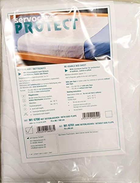 DocMed Bett Protect Bettschutzeinlage (hautfreundliches Material, langlebig & praktisch, Flüssigkeitsaufnahme Bettschutzeinlage), Matratzenbezug für Pflege, Pflegebedarf Inkontinenz