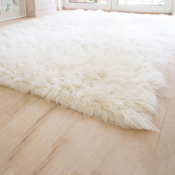 Flokati Teppich 1500, Farbe: Natur, Größe: 200x250 cm Bild 3