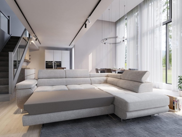 Masseno Ecksofa APIRO mit Schlaffunktion L-Form, Sofa mit Bettkasten Bild 5