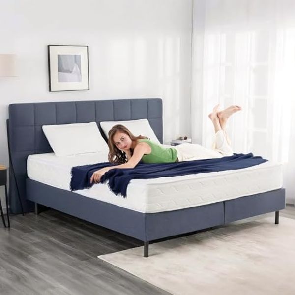 EGO Home Matratze 180x200 Mittelfest 23cm - Ergonomische 7-Zonen Hochwertige Kaltschaummatratze mit waschbarem Bezug, Atmungsaktiv Schaumstoffmatratze Rollmatratze, Öko-Tex Zertifiziert