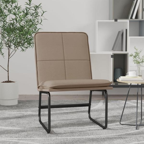 vidaXL Loungesessel Cappuccino-Braun 54x75x76 cm Kunstleder 351335