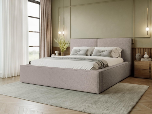 Polsterbett Sokoz Boucle (Farbe: Coral 50, Größe: 140 x 200) Bild 2