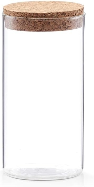 Vorratsglas mit Korkdeckel - Ø 9,5 x 23,5 cm Bild 1