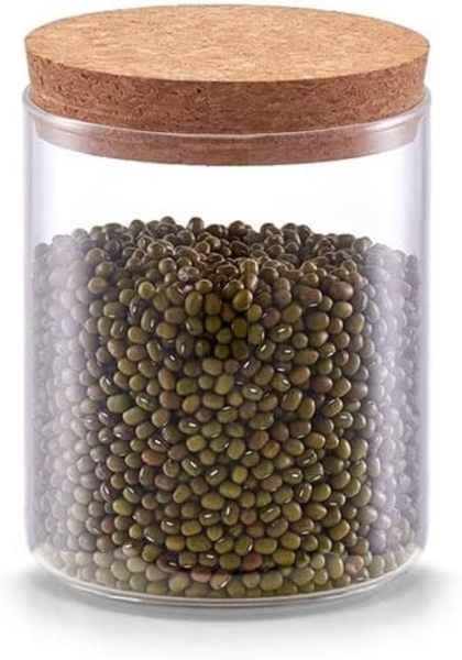 Vorratsglas mit Korkdeckel - Ø 9,5 x 23,5 cm Bild 4