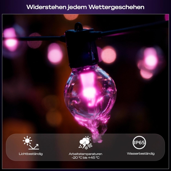 Philips Hue Festavia Globe Outdoor Lichterkette 14 m EU Bild 7