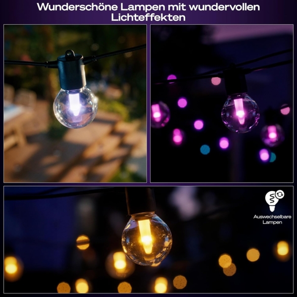 Philips Hue Festavia Globe Outdoor Lichterkette 14 m EU Bild 8
