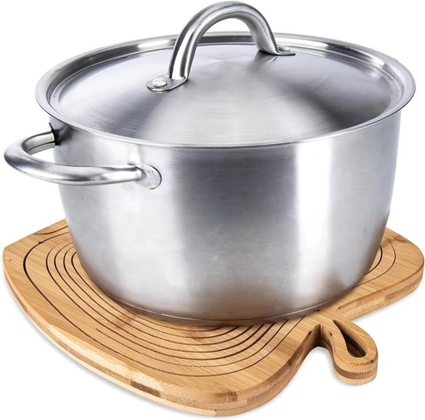 Dimono Obstschale Obstkorb, Bambus, (Faltkorb), Gemüseschale & Topfuntersetzer Bild 6