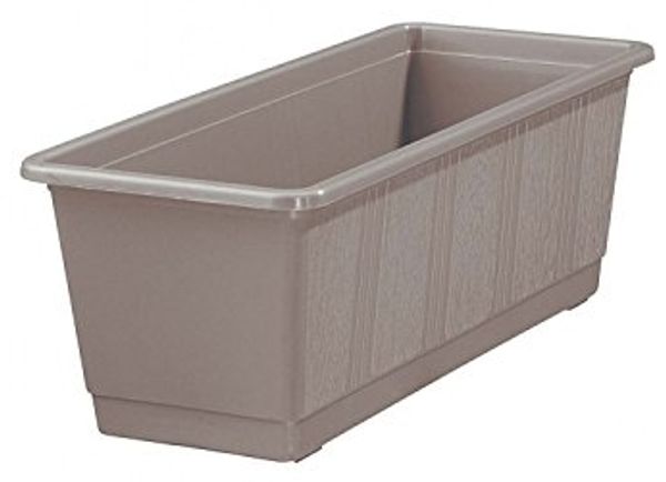 Geli Blumenkasten STANDARD aus Kunststoff, Farben:taupe 40,Länge:100 cm