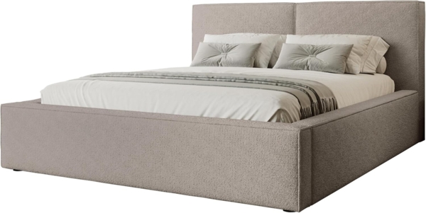 Polsterbett Sokoz Boucle (Farbe: Coral 50, Größe: 200 x 200)