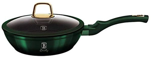 Berlinger Haus Berlinger Haus Granitbratpfanne 24 cm mit Deckel Metallic Line BH6049