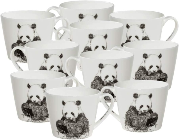 Maxwell & Williams DX0512 Becher 450 ml MARINI FERLAZZO Giant Panda, Porzellan, in Geschenkbox