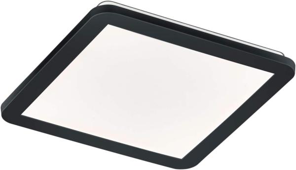 LED Deckenleuchte CAMILLUS, Schwarz Matt, 30x30 cm