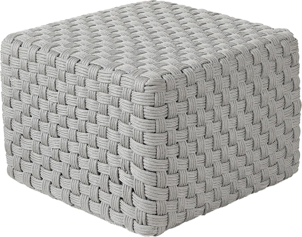 Pouf NALLI Grau 50 cm 50 cm 35 cm