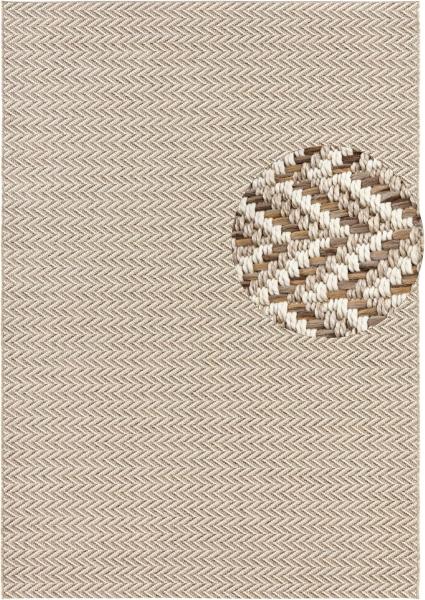 In- & Outdoor Teppich Caen Creme - 160x230x0,6cm