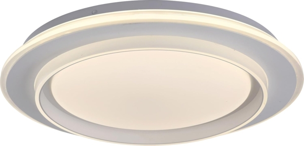 JUST LIGHT LED-Deckenleuchte 14296-16, 20W, CCT, 2700lm, IP20, weiß