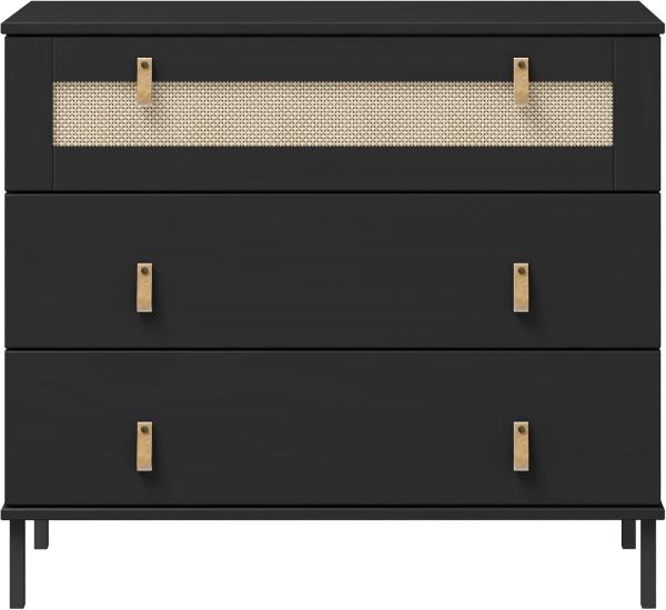 Woodroom Sideboard Valenica, Kiefer massiv lackiert, BxHXT 90 x 80 x 40 cm