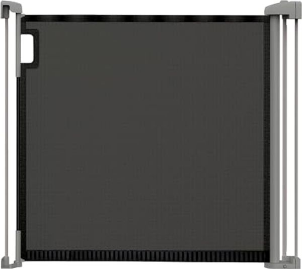 Summer by Ingenuity Die Thruway 52W - Haustier- und Kindergitter mit ausziehbarem Netz, für Öffnungen bis 132 cm, Befestigung mit Hardware, Installation an Wand/Türrahmen - Schwarz
