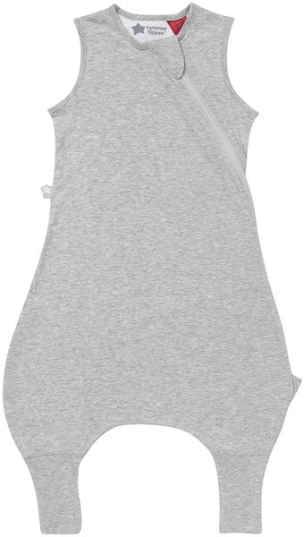 Tommee Tippee Babyschlafsack mit Füßen, The Original Grobag Steppee, Babystrampler, Weiches Gewebe mit Hohem Baumwollanteil, 18-36m, 2,5 TOG, Sky Grey Marl