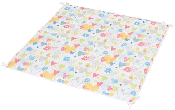 Geuther 2234KD 137 Krabbeldecke Herzen, ca. 100x100 cm