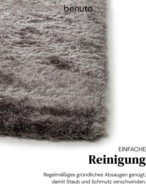 benuta Teppich Whisper, rechteckig, Höhe: 31 mm, Hochflorteppich Wohnzimmer, Schlafzimmer, Esszimmer, Flur, Weich Bild 6