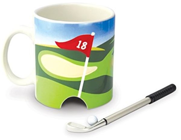 Winkee Becher Sport Kaffeebecher Golf, Keramik, ca. Ø 8x10 cm, für ca. 300 ml
