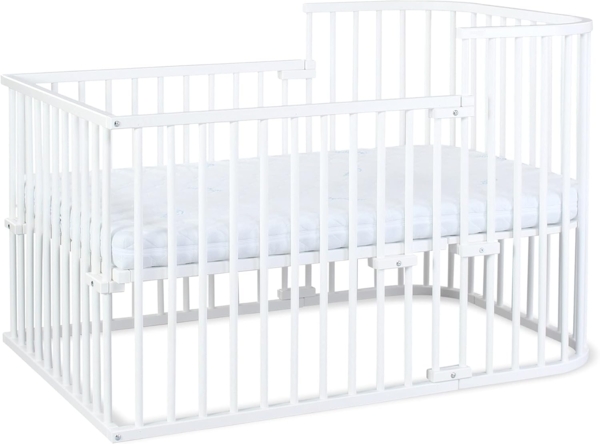 babybay Kinderbett-Set Boxspring mit Matratze MediTex® Wave + Umbausatzmatratze MediTex® extraluftig