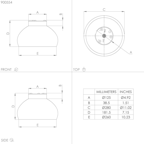 Eglo 900554 Deckenleuchte MOGANO 2 schwarz/gold E27 1X40W H:17. 5cm Ø28cm dimmbar Bild 8