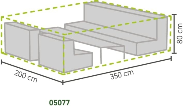 Gardissimo Gartenmöbel-Schutzhülle Atmungsaktiv, frostbeständig, wasserdicht, Premium 344493, 350 x 200 x 80 cm Bild 2