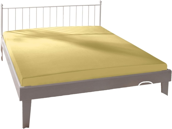 Formesse Bella-Donna Jersey Spannbettlaken|180x200 - 200x220 cm| hellgelb