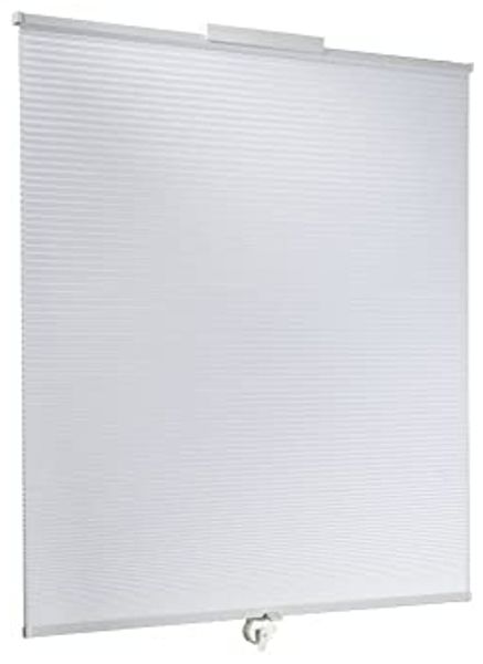 Sonnenschutz-plissee mit Saugnapf weiss max. 100x130 cm