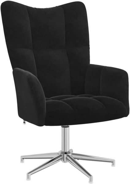 vidaXL Relaxsessel Schwarz Samt [328123]