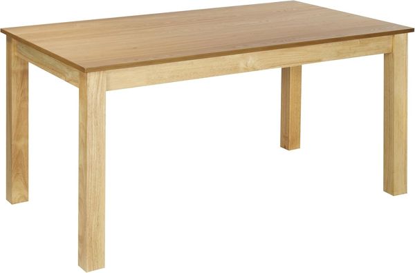 Ausziehbarer Esstisch MADURA 160 240 cm 90 cm Holzoptik Heller Holzfarbton Bild 4