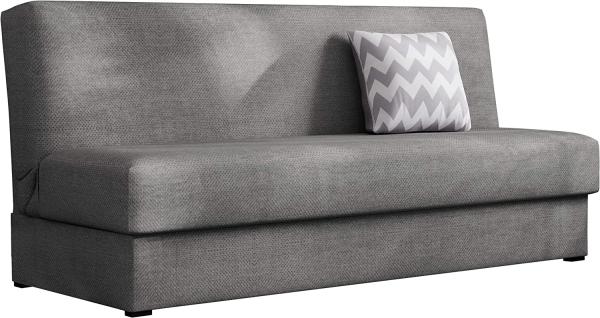 Schlafsofa Adela Mini, Farbe: Enjoy Zickzack Grau