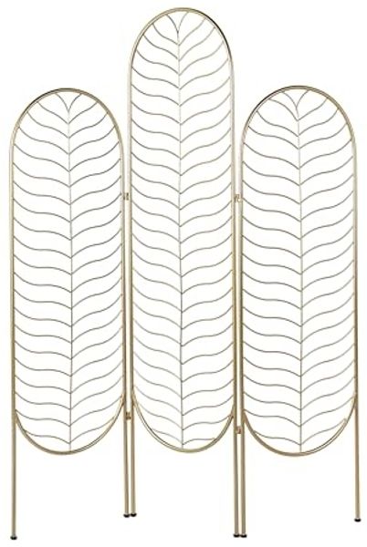 Raumteiler 3-teilig PESCIA Gold 120 cm 160 cm