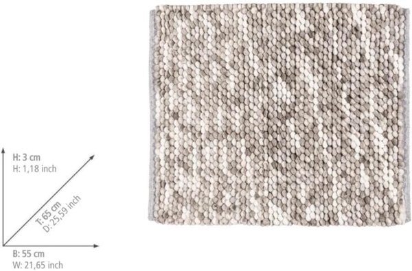 WENKO Badematte, für Badezimmer geeignet, angenehme Trittkomfort, Badematte Bild 3