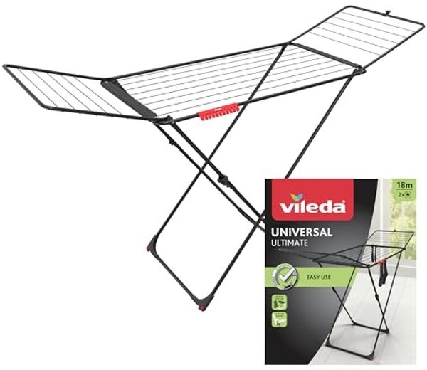 Vileda Wäscheständer Universal Ultimate Trockenlänge 18 m Flügelwäschetrockner
