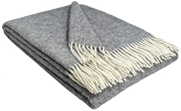 Wolldecke "TIROL-A" 100 % Wolle, 140 x 200 cm in versch. Farben, STTS Bild 2