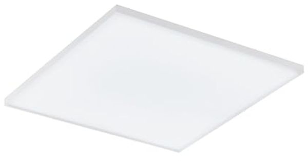 Eglo 98563 Rahmenlose Deckenleuchte TURCONA-C weiß L:45 B:45 H:6cm dimmbar 2700-6500K mit Connect Funktion inkl. Fernbedienung