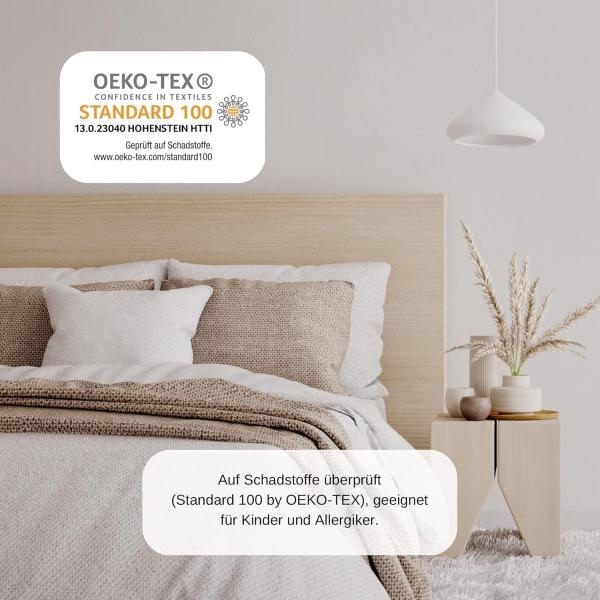 MSS Aqua Deluxe - 7 Zonen Wellness Kaltschaummatratze - 180 x 200 x 21 cm (Kernhöhe 19 cm) - Härtegrad H4 & H5 - Matratze Wendematratze Kaltschaum Oeko-TEX Bild 8