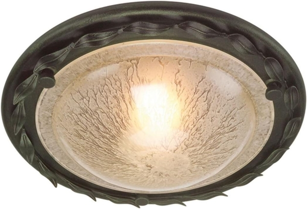 Deckenleuchte, Metall Gold, D 30 cm