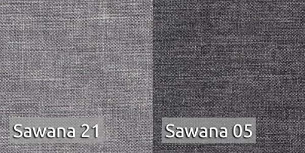 Ecksofa Caris mit Schlaffunktion, Bettkasten und einstellbare Kopfstützen (Grau + Dunkelgrau (Sawana 21 + Sawana 05), Ecksofa Rechts) Bild 7