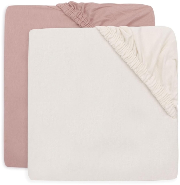Jollein Spannbettlaken - Jersey - 2 Stück- 70/75×1