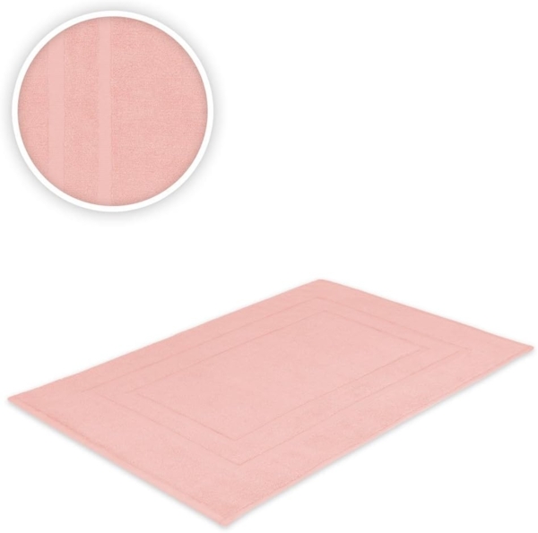 Badvorleger 1 Stück 50 x 80 cm Rosa Bild 2