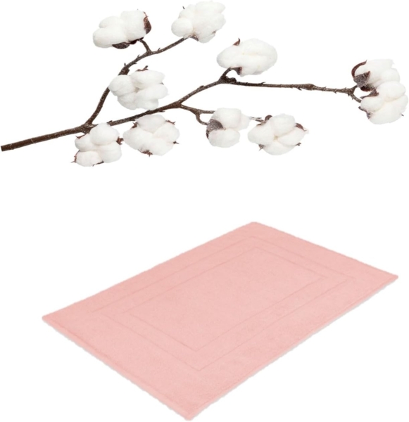 Badvorleger 1 Stück 50 x 80 cm Rosa Bild 4